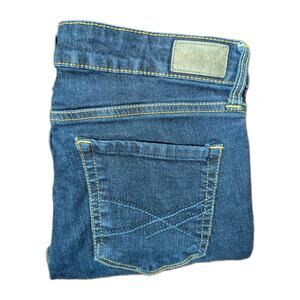 Aeropostale Jeggings Jeans Womens 6 Short Stretchy Dark Wash Denim